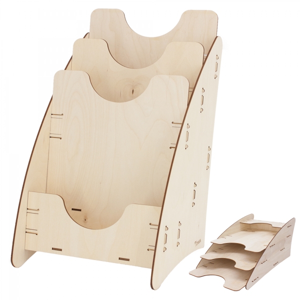 no.403 - Prospektständer A4 3-fach - 10er Satz